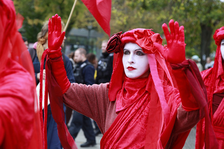 Extinction Rebellion Protestaktion in Berlin
