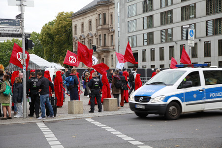 Extinction Rebellion Protestaktion in Berlin