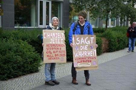Extinction Rebellion Protestaktion in Berlin