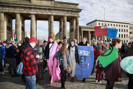 Extinction Rebellion Protestaktion in Berlin