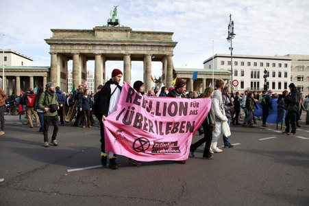 Extinction Rebellion Protestaktion in Berlin