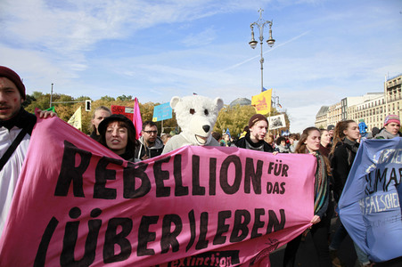 Extinction Rebellion Protestaktion in Berlin