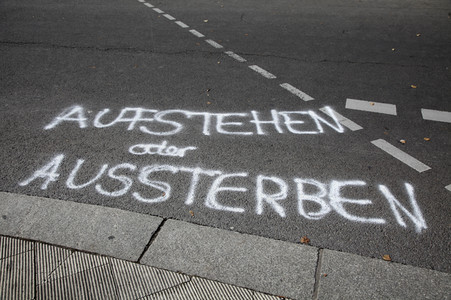 Extinction Rebellion Protestaktion in Berlin