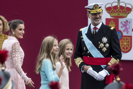 Militärparade zum spanischen Nationalfeiertag in Madrid