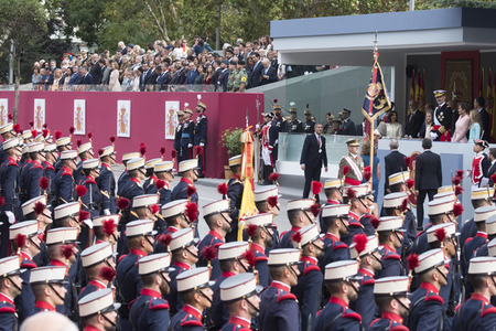Militärparade zum spanischen Nationalfeiertag in Madrid