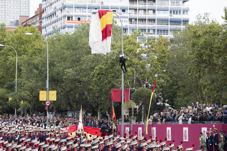 Militärparade zum spanischen Nationalfeiertag in Madrid