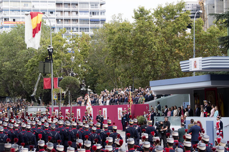 Militärparade zum spanischen Nationalfeiertag in Madrid