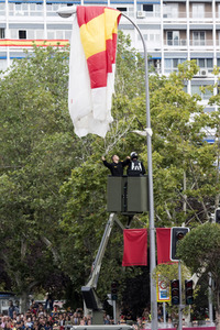 Militärparade zum spanischen Nationalfeiertag in Madrid