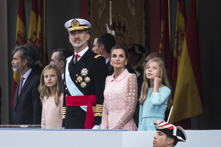 Militärparade zum spanischen Nationalfeiertag in Madrid