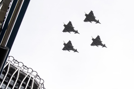 Militärparade zum spanischen Nationalfeiertag in Madrid