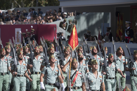 Militärparade zum spanischen Nationalfeiertag in Madrid