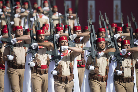 Militärparade zum spanischen Nationalfeiertag in Madrid