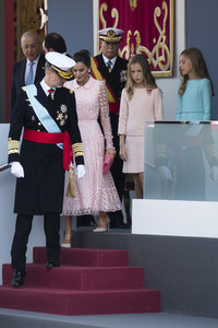 Militärparade zum spanischen Nationalfeiertag in Madrid