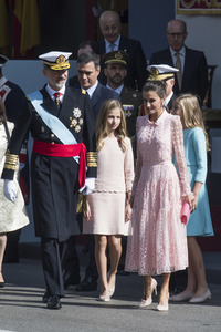 Militärparade zum spanischen Nationalfeiertag in Madrid