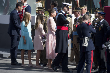 Militärparade zum spanischen Nationalfeiertag in Madrid