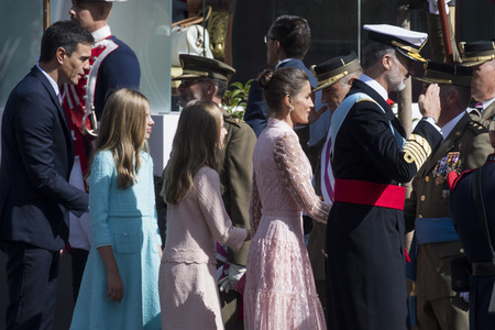 Militärparade zum spanischen Nationalfeiertag in Madrid