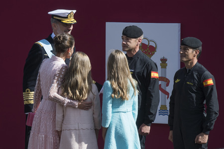 Militärparade zum spanischen Nationalfeiertag in Madrid