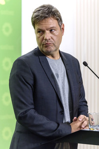 Pressekonferenzder Grünen in Berlin