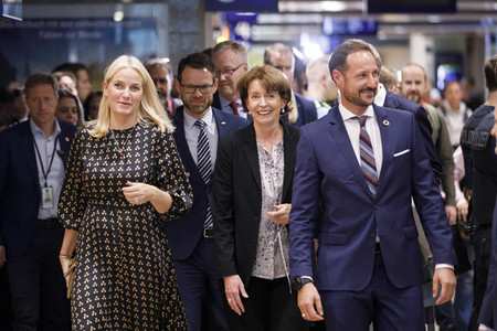 Kronprinzessin Mette-Marit und Kronprinz Haakon von Norwegen in Köln