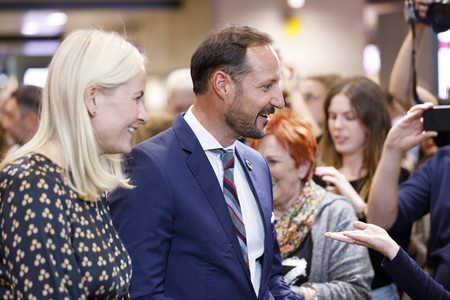 Kronprinzessin Mette-Marit und Kronprinz Haakon von Norwegen in Köln