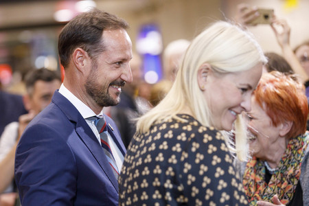 Kronprinzessin Mette-Marit und Kronprinz Haakon von Norwegen in Köln