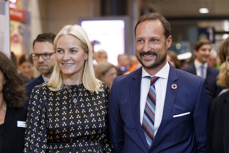 Kronprinzessin Mette-Marit und Kronprinz Haakon von Norwegen in Köln