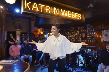 Aufzeichnung der TV-Show 'Katrin Weber Latenight' in Leipzig