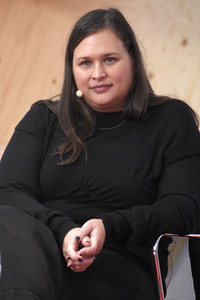 Kelly Luegenbiehl auf der Frankfurter Buchmesse 2019