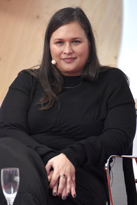 Kelly Luegenbiehl auf der Frankfurter Buchmesse 2019