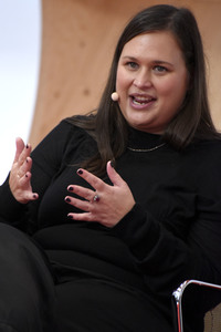 Kelly Luegenbiehl auf der Frankfurter Buchmesse 2019