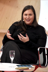 Kelly Luegenbiehl auf der Frankfurter Buchmesse 2019