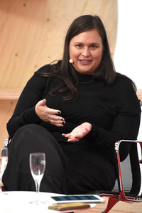 Kelly Luegenbiehl auf der Frankfurter Buchmesse 2019