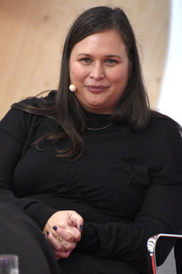 Kelly Luegenbiehl auf der Frankfurter Buchmesse 2019