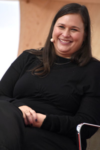 Kelly Luegenbiehl auf der Frankfurter Buchmesse 2019