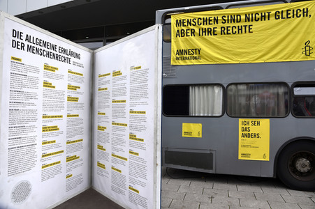 Mahnwache FreeHongKong auf der Frankfurter Buchmesse 2019