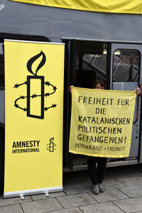 Mahnwache FreeHongKong auf der Frankfurter Buchmesse 2019