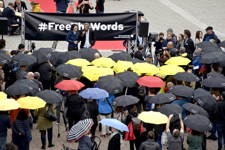 Mahnwache FreeHongKong auf der Frankfurter Buchmesse 2019