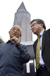 Mahnwache FreeHongKong auf der Frankfurter Buchmesse 2019