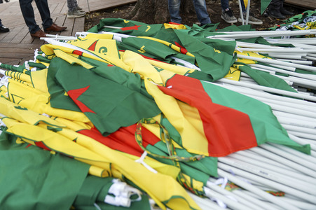 Demonstration gegen die türkische Militär-Offensive in Nordsyrien in Köln