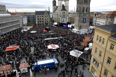 Solidaritätskonzert 'Halle zusammen' in Halle