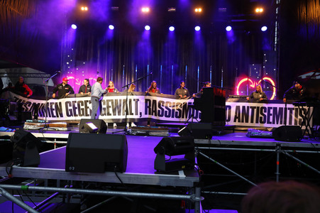 Solidaritätskonzert 'Halle zusammen' in Halle