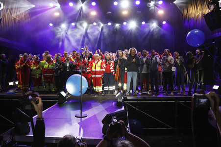 Solidaritätskonzert 'Halle zusammen' in Halle