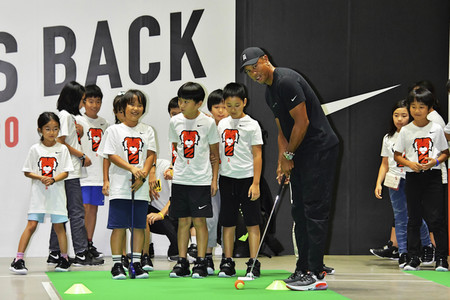 Tiger Woods in Tokio