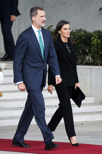 Abflug der spanischen Royals nach Japan in Madrid