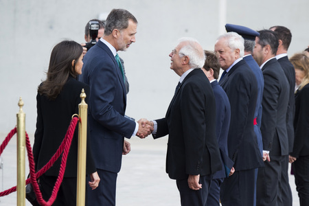 Abflug der spanischen Royals nach Japan in Madrid