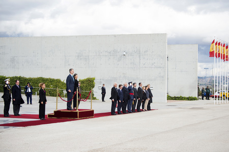 Abflug der spanischen Royals nach Japan in Madrid