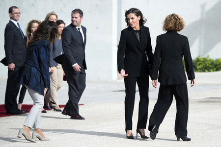 Abflug der spanischen Royals nach Japan in Madrid