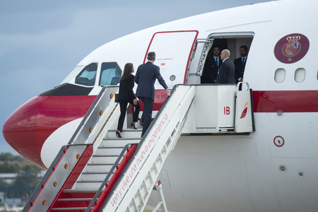 Abflug der spanischen Royals nach Japan in Madrid