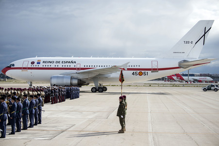 Abflug der spanischen Royals nach Japan in Madrid