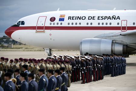 Abflug der spanischen Royals nach Japan in Madrid